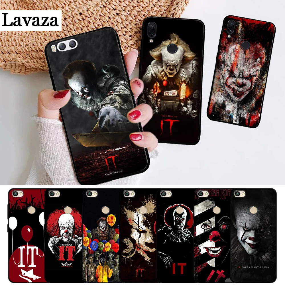 

Lavaza Pennywise The Clown Horror Silicone Case for Xiaomi Redmi 4A 4X 5A 5 Plus S2 6 6A 7A K20 Note 4 7 Pro Prime Go