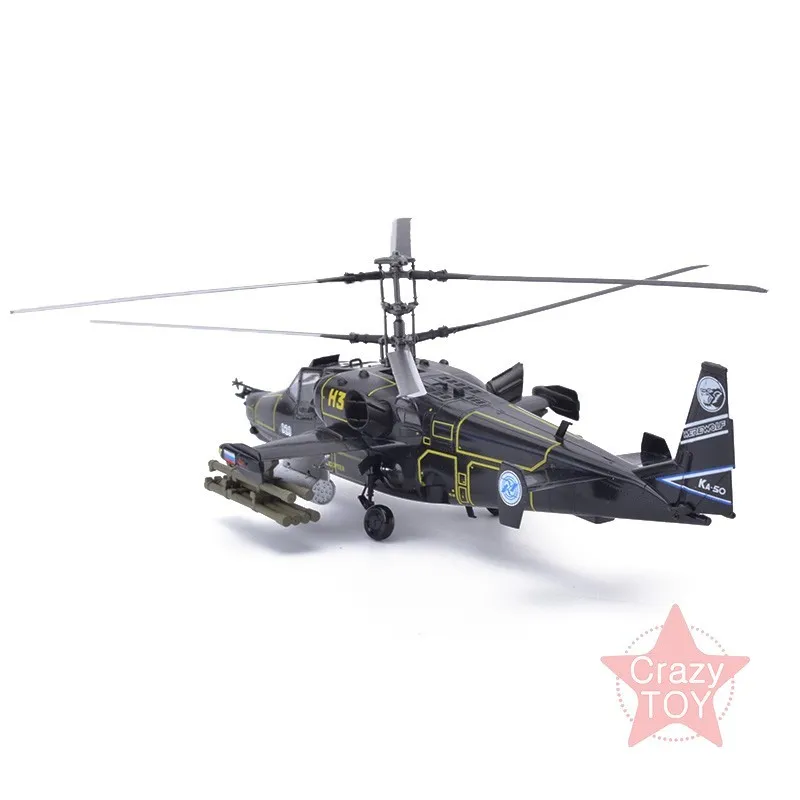 Easy Model ВВС России KA-50#318 оборотень Blackshark моделей вертолетов 1/72 весы Готовая модель игрушка для сбора