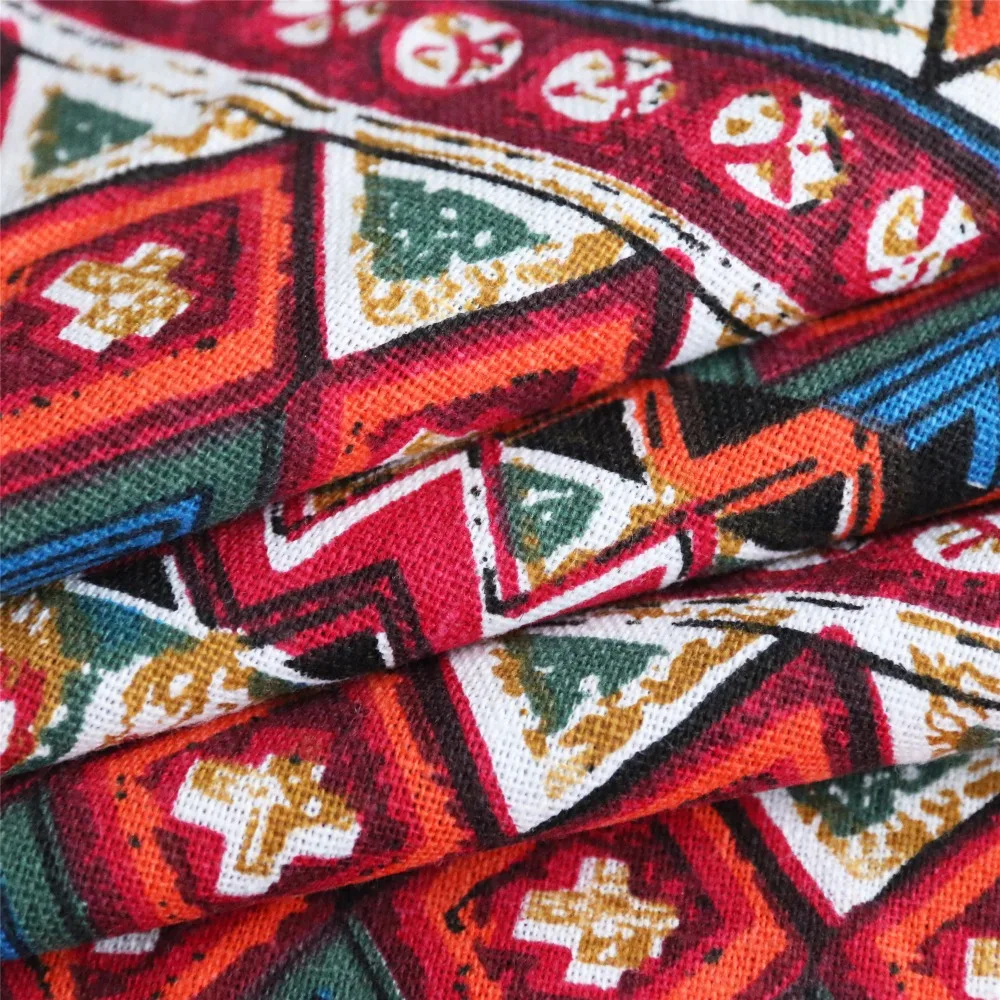 BeddingOutlet красная искусственная Геометрическая Чешская скатерть для обеденного