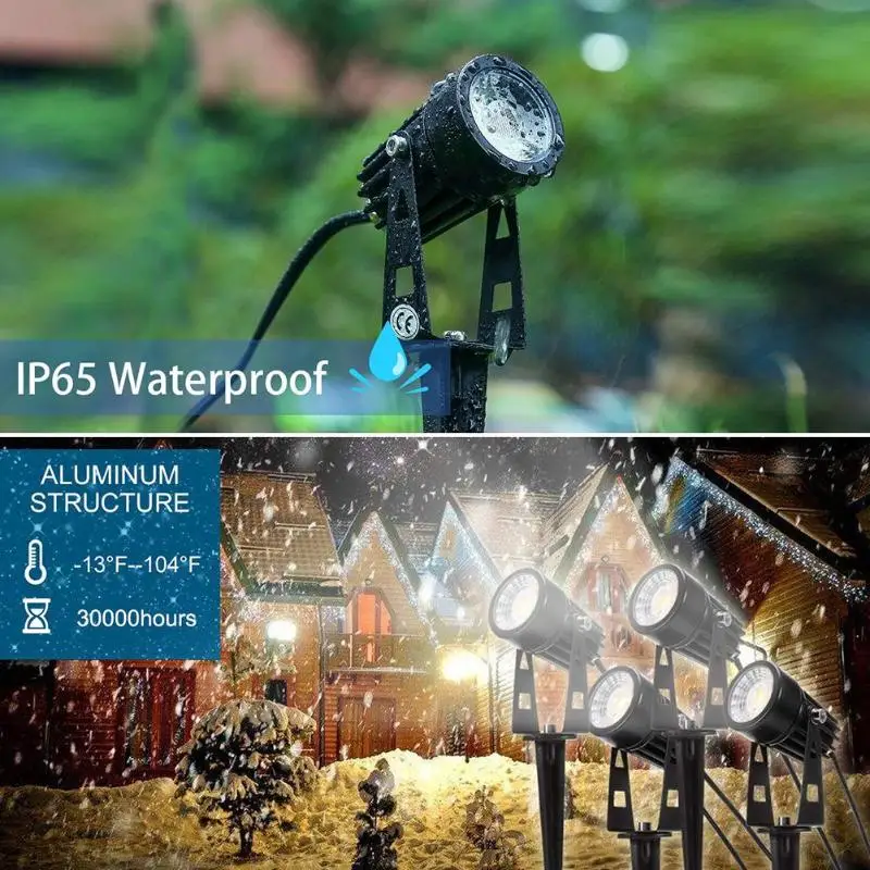 Светодиодный светильник лужайки свет IP65 Водонепроницаемый на открытом воздухе шланг для полива огорода, двора, с низким напряжением для уличного фонаря 12 Вт