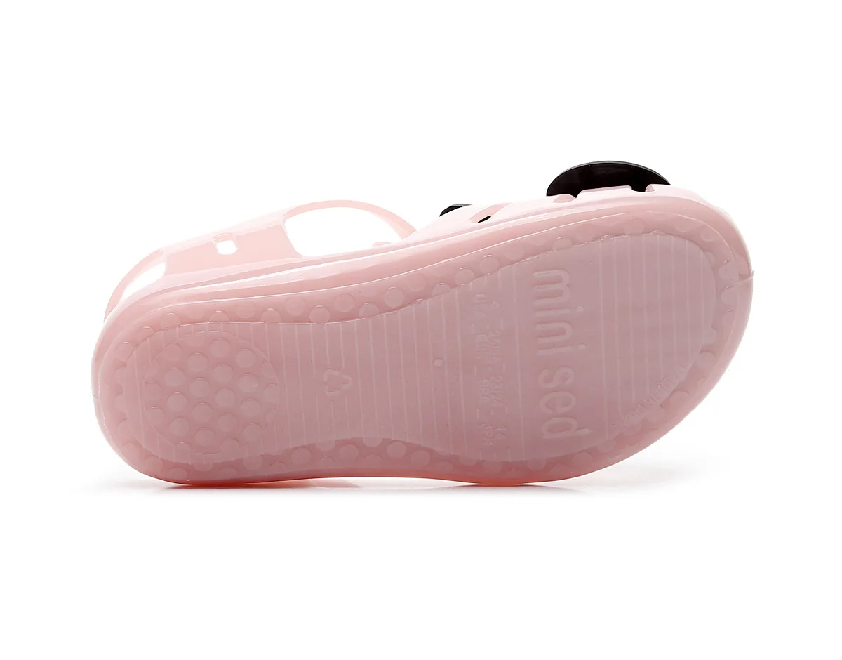 Новая детская прозрачная обувь для мальчиков и девочек, детские пляжные сандалии, нескользящая Мягкая подошва, ПВХ, мини милые Мультяшные детские сандалии для девочек