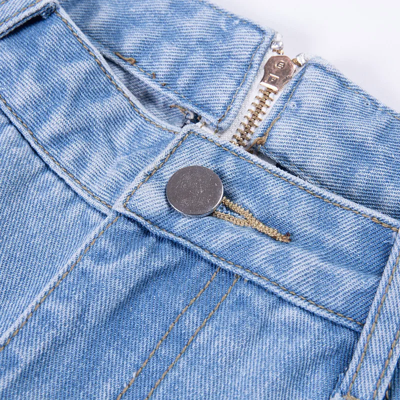 WKOUD 2019 Zip лоскутные джинсы Высокая талия стрейч Жан модные, пикантные джинсовые узкие брюки одноцветное Для женщин брюки тощий Жан P8811