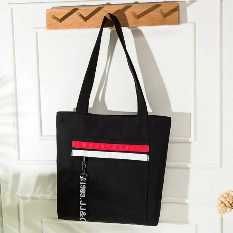 Водонепроницаемая сумка, ткань Оксфорд, сумка на плечо, Sen, Литературная женская сумка, Корейская версия диких сумок - Цвет: Black 9212-A