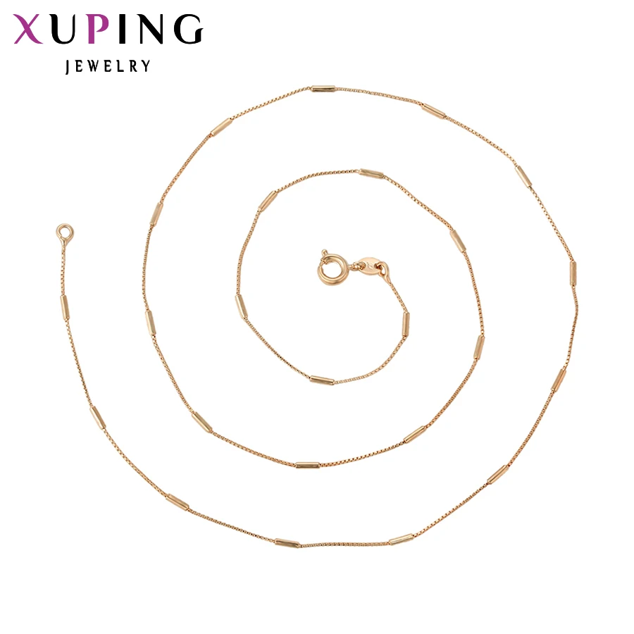 

Xuping Simple Fashion Necklace Charm Style Long Necklace Chain Women Girls Mother's Day Jewelry Gift S91,5\S105,9-44765