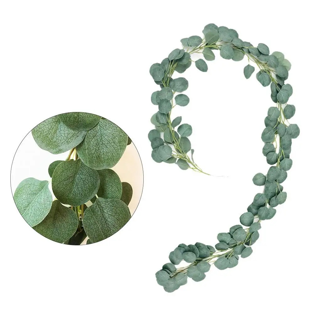 

Artificial Vine Fake Eucalyptus Leaves Greenery Wreath Plants Hanging Garland