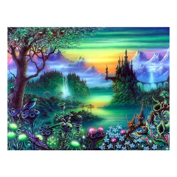 

Diy Diamond Painting 3D Diamond Embroidery Scenic Pictures Of Rhinestones Hobbies And Crafts Material For Handmade D1416