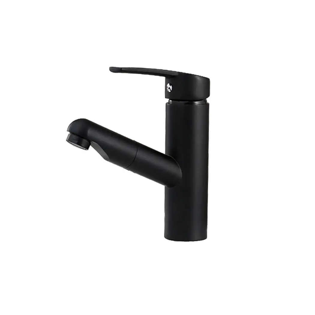Durable Practical Anti-rust Household Single Handle Home 50 Pull 0-60C Out Sprayer Black Faucet Durable Practical Anti-rust Household Single Handle Home 50 Pull 0-60C Out Sprayer Black Faucet