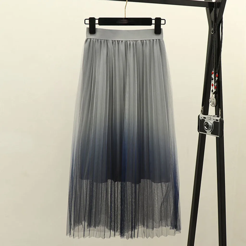 

Women's Skirt Skirts faldas jupe femme shein Multi Layers Long Womens Tulle Net Skirt Princess Lace Skirt Evening Party #50