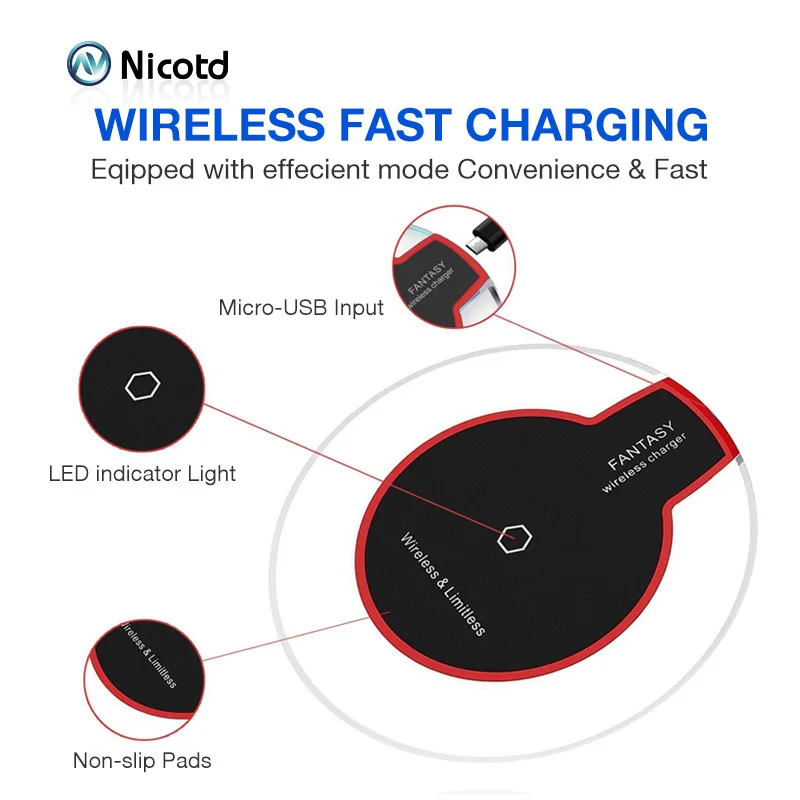 Wireless Charging Dock Fast Charge For Samsung S10 Plus Note 8 Wireless Charger For iPhone XS MAX XR For Huawei Mate 20 pro lite (10)