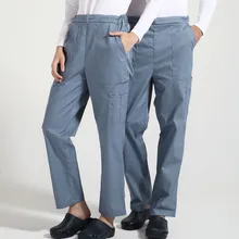 Костюм медика унисекс брюки больница уход карго высокие широкие ноги медицинские рабочие штаны много карманов медицинские брюки