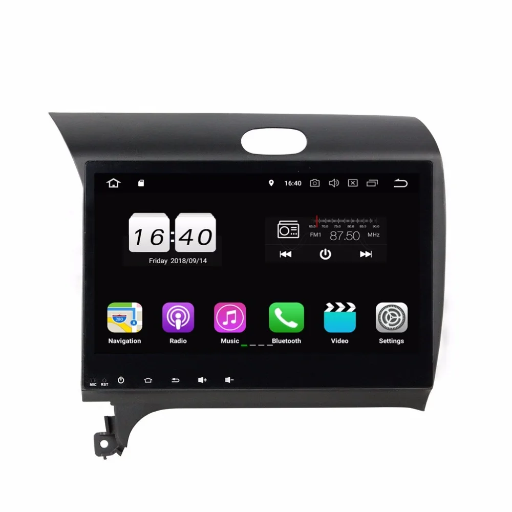 Clearance Android 8.1 Quad Core 10.1" Car radio dvd GPS Multimedia Head Unit for Kia Cerato K3 Forte 2013-2016 Bluetooth WIFI Mirror-link 1