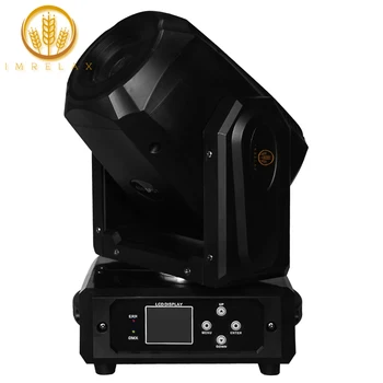 

IMRELAX New 60W LED Spot Moving Head Light 3 Facet Prism Rotating GOBO LED Moving Head Stage Disco DJ Light