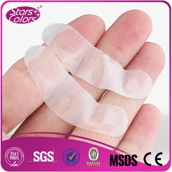 

Thin gel eyelash patch flexible 100 pairs/box Silver Pack Lint Gel Under special Eye Pad Patch Collagen and Hyaluronic eye pads