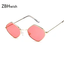 ZBHwish, модные,, солнцезащитные очки для женщин, Ретро стиль, женские очки, зеркальные, солнцезащитные очки, розовое золото, женские солнцезащитные очки, Uv400