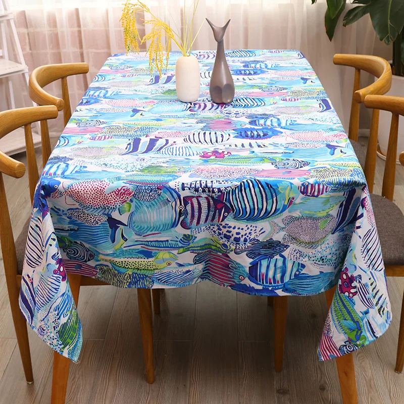 Buy DHD Mediterranean Tablecloth Rectangle Colorful