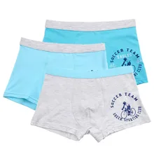 5 шт./лот, трусы-боксеры с рисунками для мальчиков детские мягкие хлопковые удобные трусы, нижнее белье для детей от 10 до 18 лет
