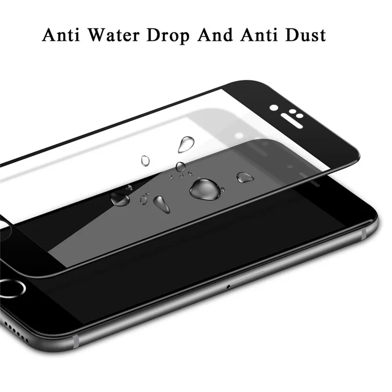 3D Защитное стекло для iphone 7, 8, 6s, 6 plus, защита экрана, закаленное стекло, полное покрытие, пленка verre для iphone e, 7 plus, 8plus