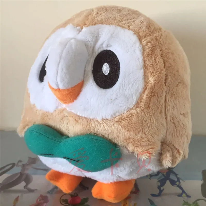 pikachu rowlet plush