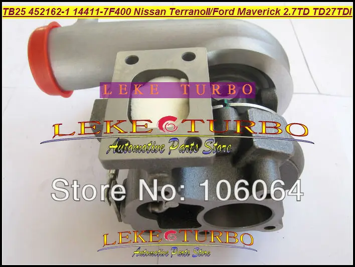 TB25 452162-0001 452162-5001S 452162-0007 14411-7F400 452162 Турбокомпрессор 《 NISSAN Terrano II 1993-07 для Ford Maverick TD27TDI 2.7L