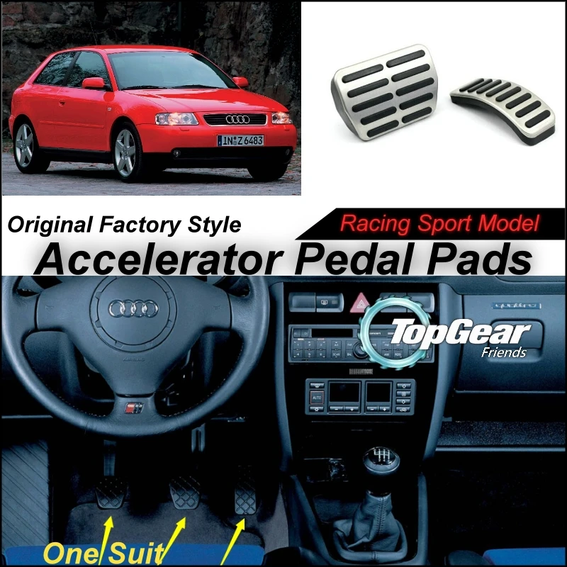 

Litanglee Car Accelerator Pedal Pad / Cover of Original Factory Sport Racing Model Design For Audi A3/S3 (8L) 1995~2003 Tuning