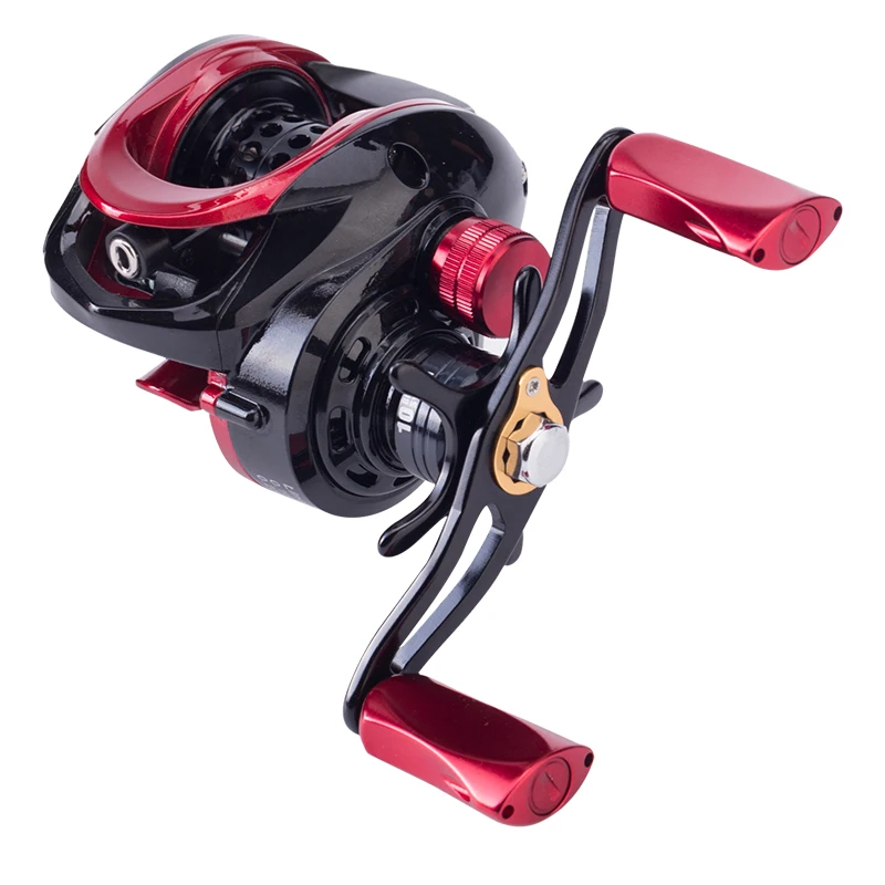 Trulinoya Low profile carbon Baitcasting Reel shallow spool left handleright handle XF-50 Trout fishing reel