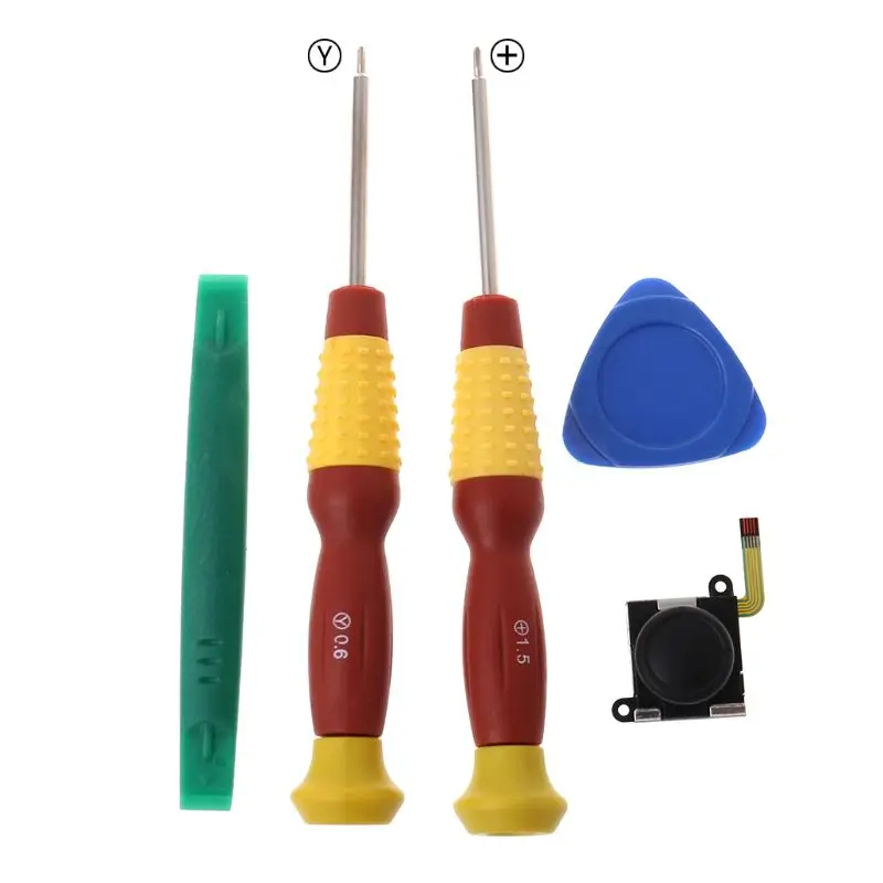 

3D Joystick Analog Rocker Left Right Thumb Stick Replacement Screwdriver Repair Tool for Nintendo Switch Joy-Con Controller