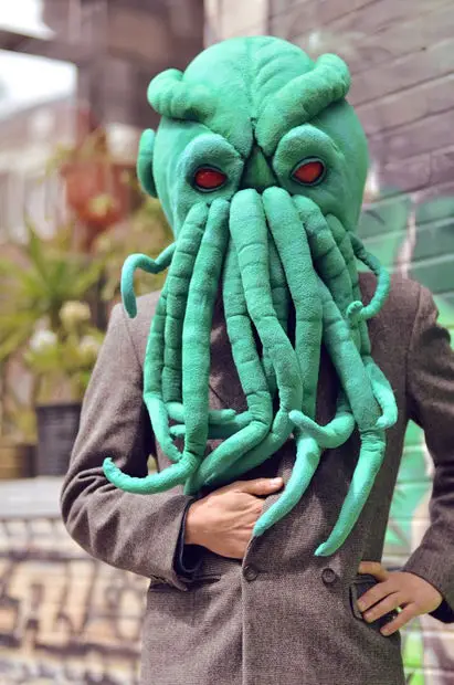 OISK Custom Cthulhu костюм головы талисмана Хэллоуин Рождество день рождения праздник