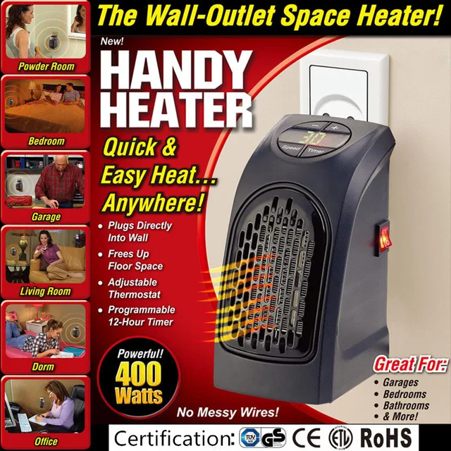

Products Corp Handy Heater Products Corp Handy Heater Plug-in Mini Portable Handy Heater Wall Outlet Air Heater For Home