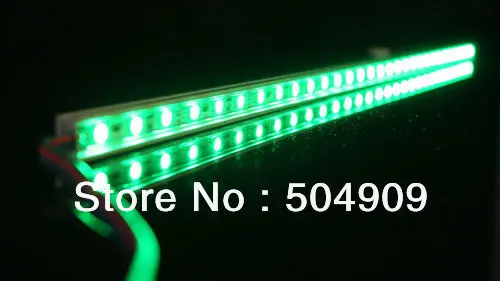 Лот = 5x50 см 30-светодиодный RGB Цвет Изменение вспышки SMD 5050 полосы гриль огни Бар паз жесткий+ ИК пульт дистанционного управления