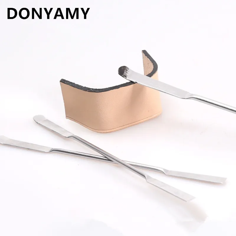 

DONYAMY 1PCS Stainless Steel Leather Craft Pro Edge Oil Box Leather Dye Pen Applicator Speedy Edge Paint Rod DIY Tool