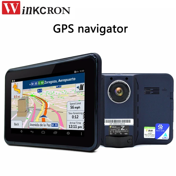 7 Android GPS Navigation Car DVR Camera Dual lens Rear view camera Full HD 1080P G