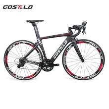 2018 New Costelo Speedcoupe carbon fiber road bike frame complete bicycle with 40mm wheels 3500 group cheap bike