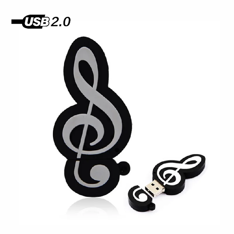 

Music Signs Cartoon Usb Flash Drive Portable Storage Waterproof U Flash Disk 128MB 4GB 8GB 16GB 32GB 64GB 128GB Memory Stick