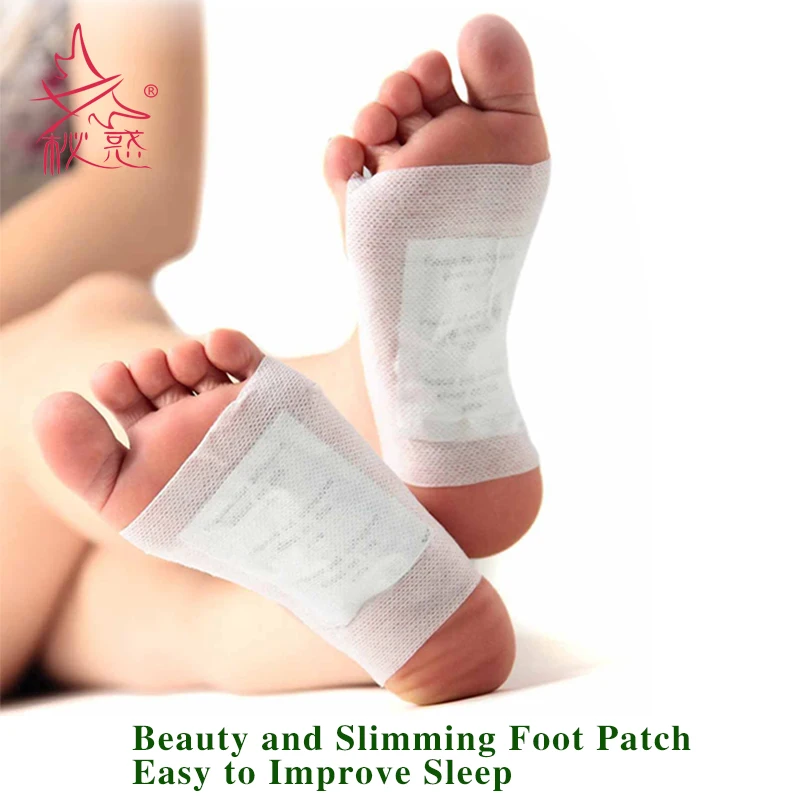 Bamboo Vinegar Detox Foot Pads Relief Stress Improving Sleep Foot