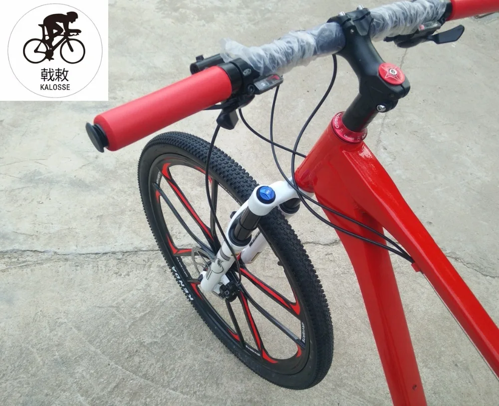 Flash Deal Kalosse Aluminum alloy  frame    DIY colors   29er  mountain bike  29*17 inch   24/27/30speed    Air front fork  bicycle 10