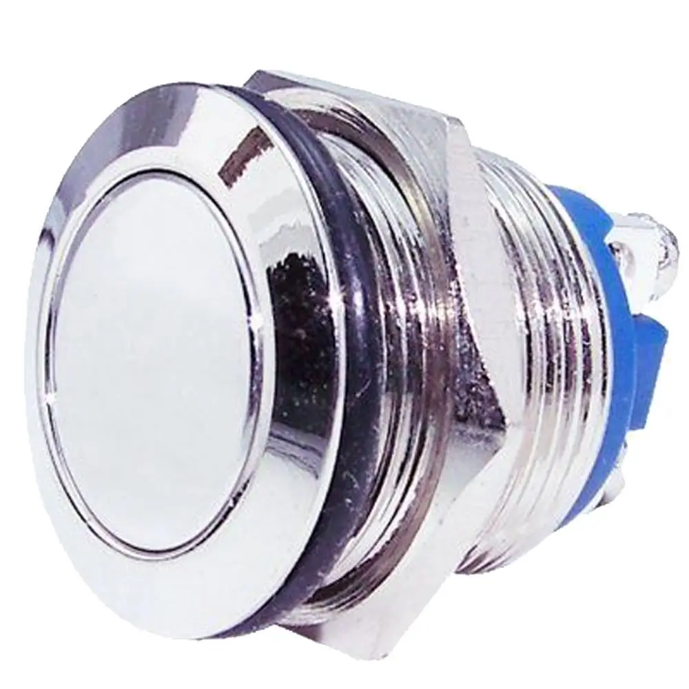 

EE support 16mm Start Horn Momentary Stainless Steel Metal Toggle Switch Truck Car Push Button Switch XY01
