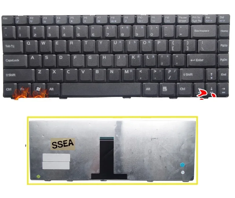 Новая клавиатура SSEA US для ASUS F81 F81E F81S F81SE F83V F83T F83CR F83E | Компьютеры и офис