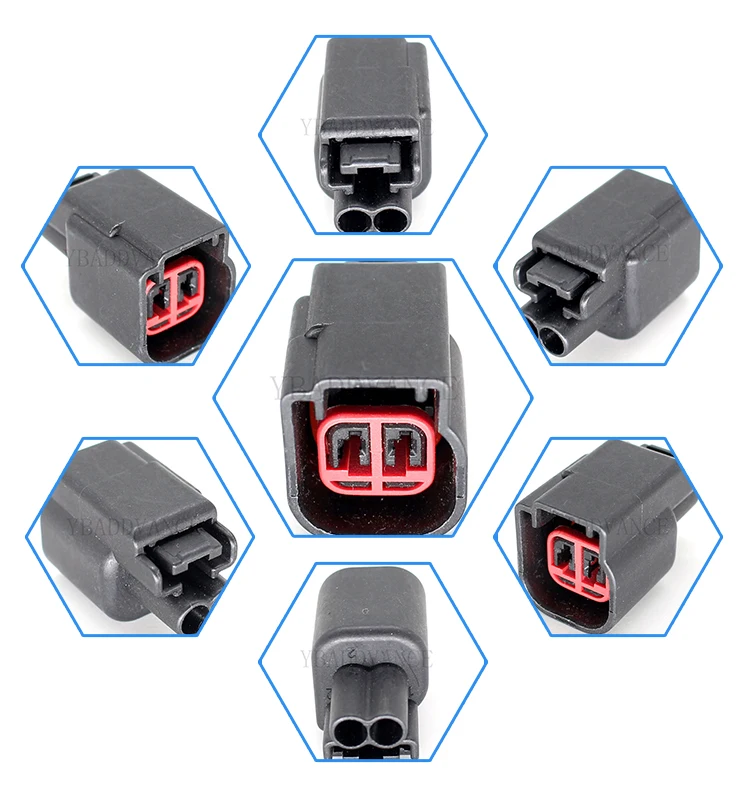 2 pin Корпус мотоцикла автомобильные электрические разъемы