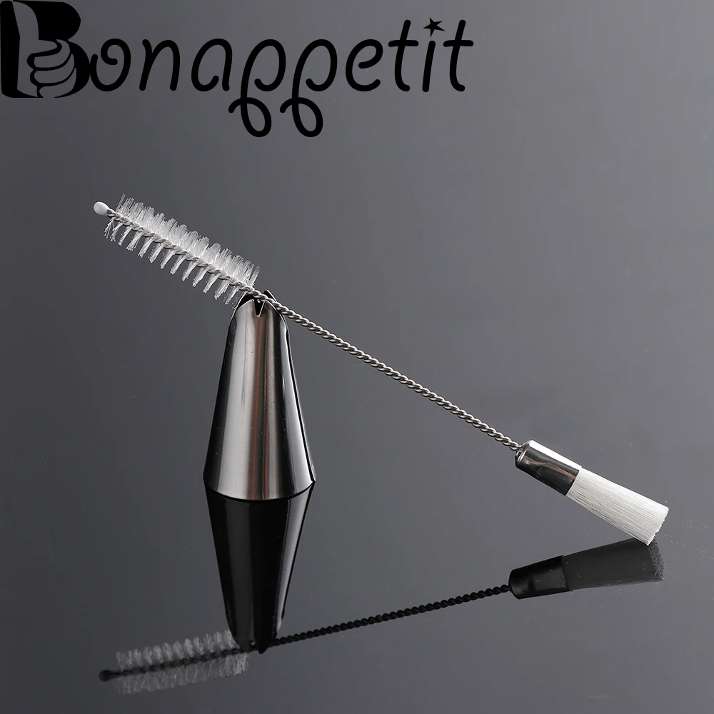 

1PC Stainless Steel Icing Nozzles Cleaning Brush Practical Cupcake Cream Piping Pastry Cake Decorating For Kitchen Baking