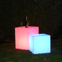 Рождество Deco IP65 D10cm светодиодные Вечерние Декорации led samll cube 10 шт./лот