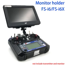 FPV Display screen holder Aluminium alloy fixed mount bracket for flysky FS-i6 FS-i6X Transmitter remote controller