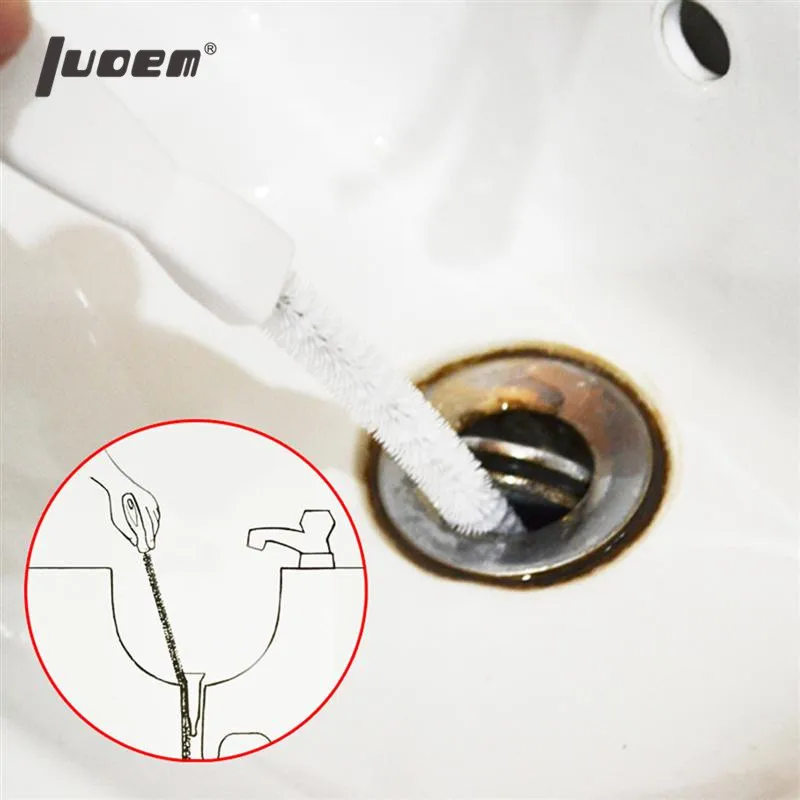 

LUOEM Flexible Sink Cleaning Brush Waterpipe Drain Sewer Pipe Cleaning Tool Overflow Unblocker Cleaner Stick