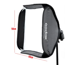 Godox Софтбоксы сумка Fit Bowens Elinchrom крепление для Камера Studio флэш-50×50 см