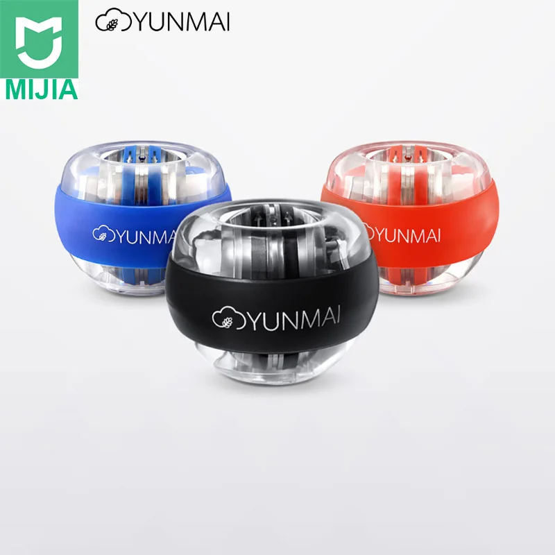 Новинка Xiaomi Mijia Yunmai анти-стресс тренажер для запястья светодиодный Gyroball Essential Spinner Гироскопический тренажер для предплечья гироскоп мяч