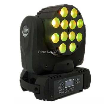 

RGBW 4in1 12x12W Cree LED Moving Head Beam LED With Excellent Pragrams dmx 9/16 Channels DJ stage light fast shipping