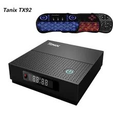 Tanix TX92 TV Box Amlogic S912 Tv Box Octa-core CPU Android 7.1 OS Bluetooth 4.1 1000M LAN Dual-Band WiFi 2.4G 5G Media Player