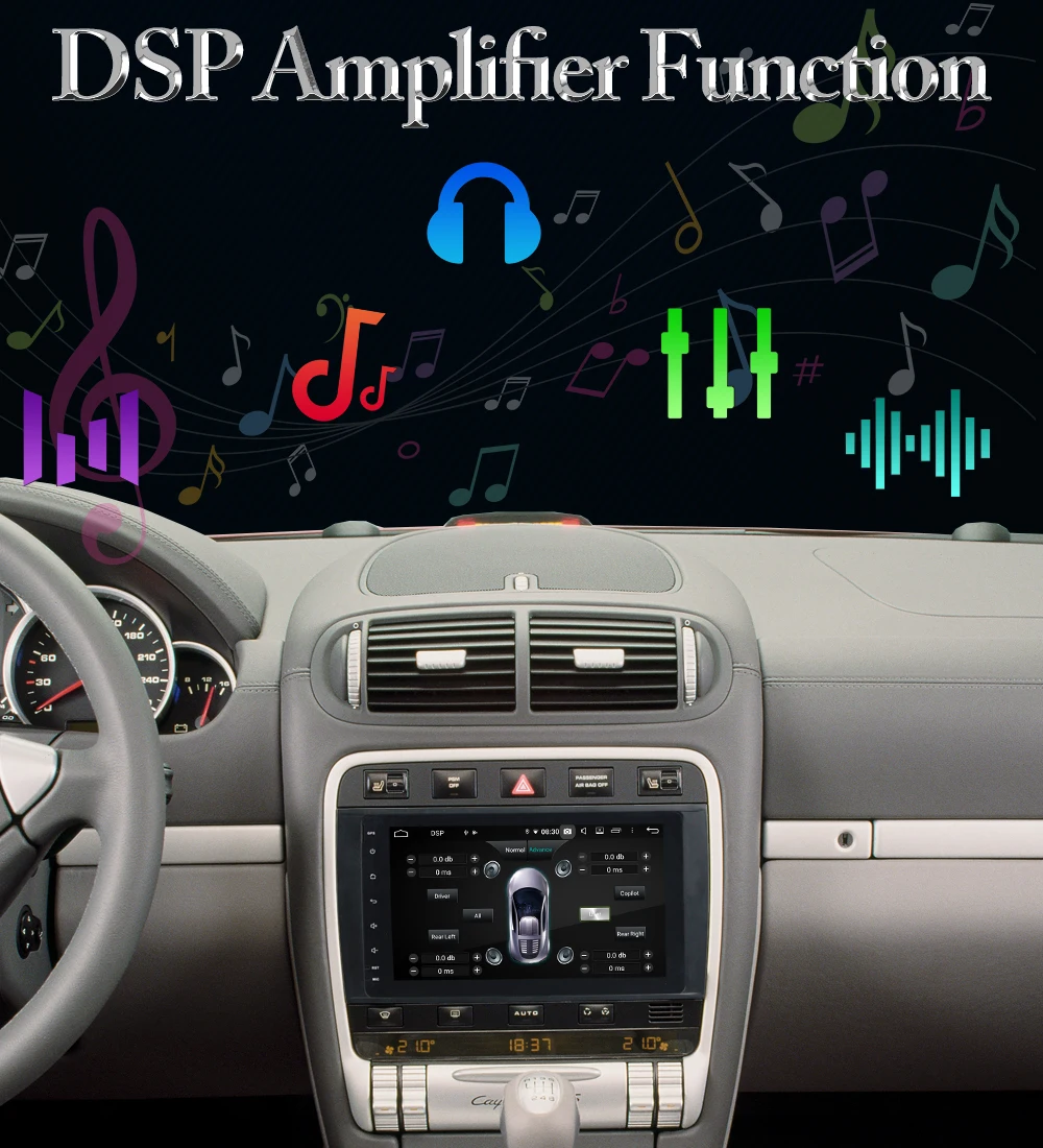 Discount Owtosin Car Radio Multimedia Video Player Navigation GPS Android 9.0 For Porsche Cayenne 2003-2010 Car 4GB RAM 32GB ROM 6