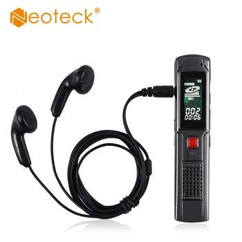 

Neoteck 8GB USB Rechargeable Digital Voice Recorder Sound Dictaphone MP3 Player Dictaphone Rechargeable MP3 Player Disk 8GB