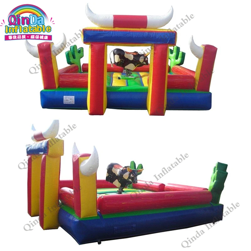 inflatable mechnical bull mat35