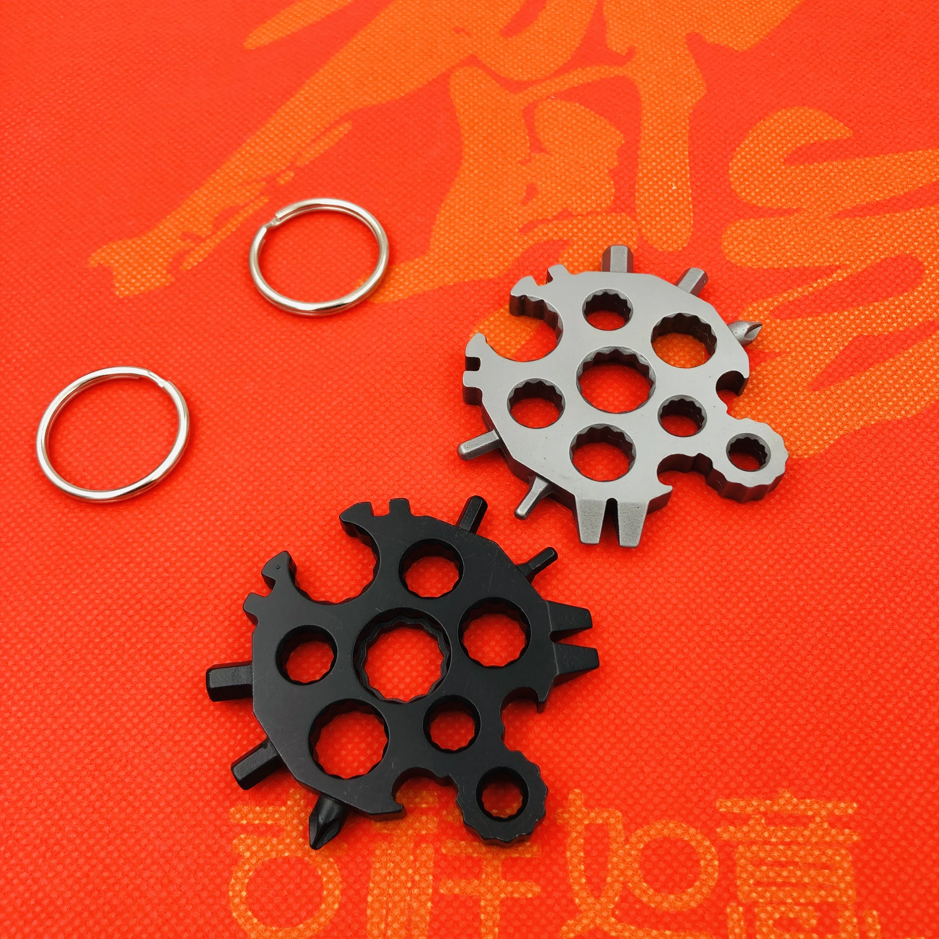 

Multi-function card type multipurpose spanner tortoise tools combination cycling portable EDC